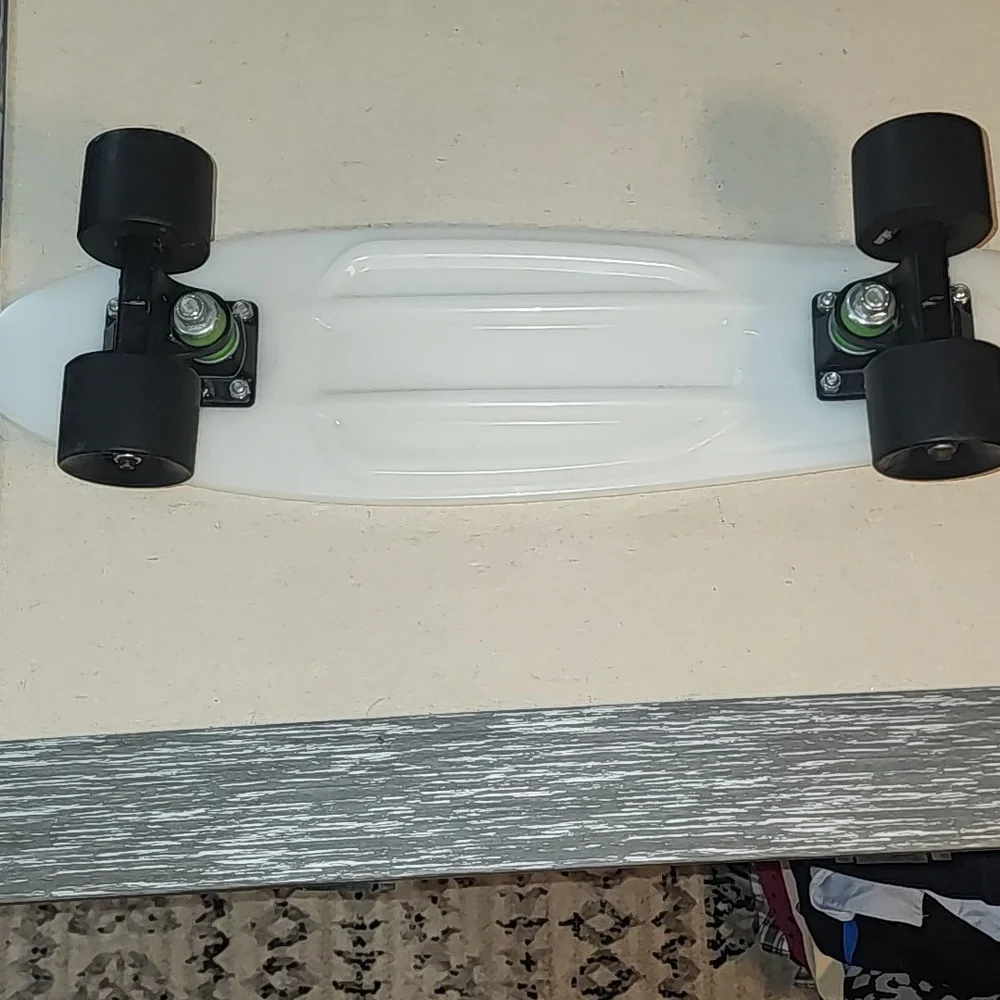 Penny Board White Skateboard Deck. - Picture 2 of 6